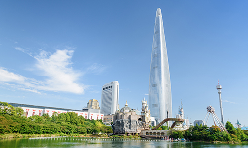 برج جهانی لوته واقع در کره جنوبی